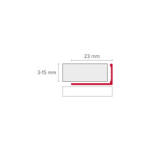 Winkelabschlussprofil CLASSIC Aluminium