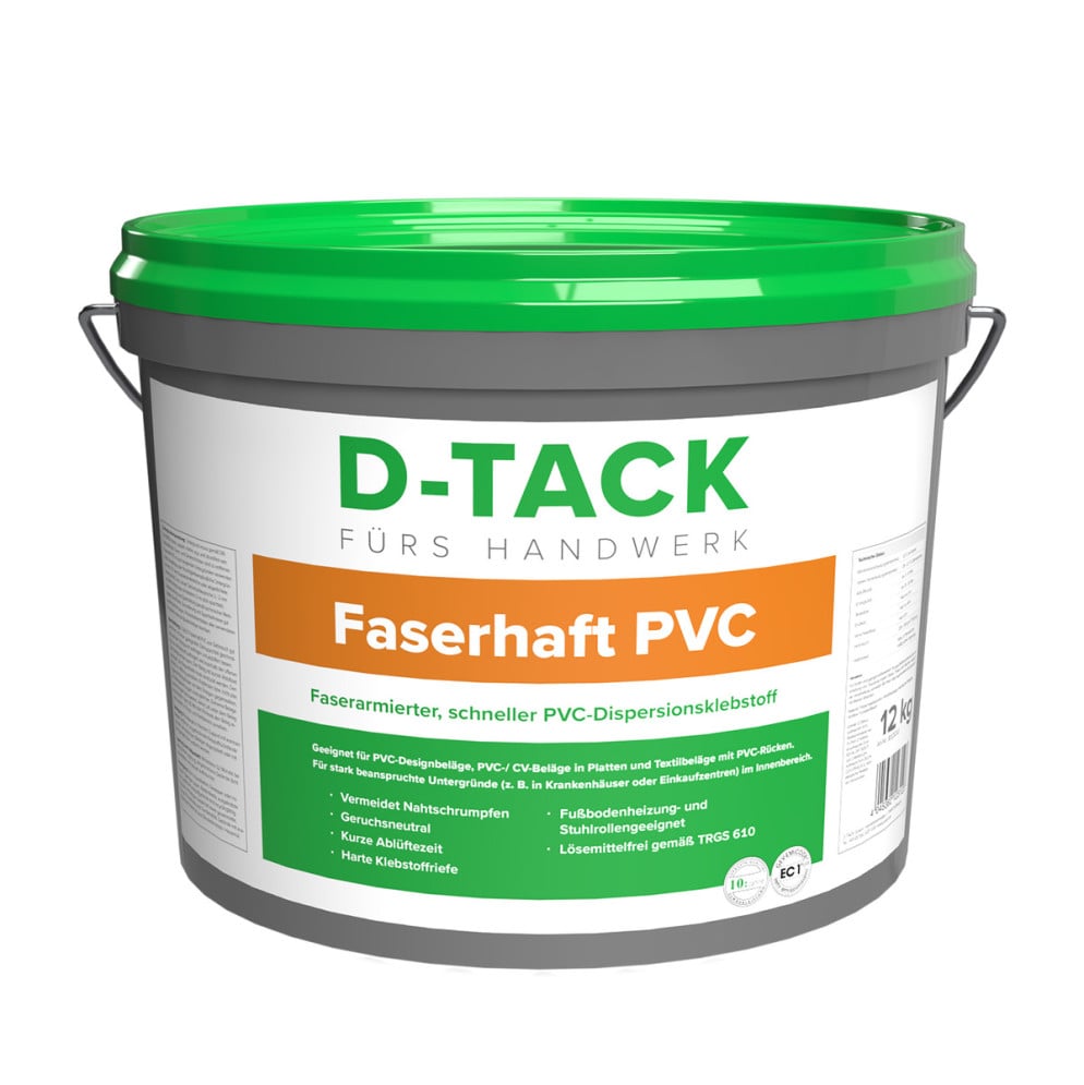 Faserhaft PVC - faserarmierter PVC-Klebstoff